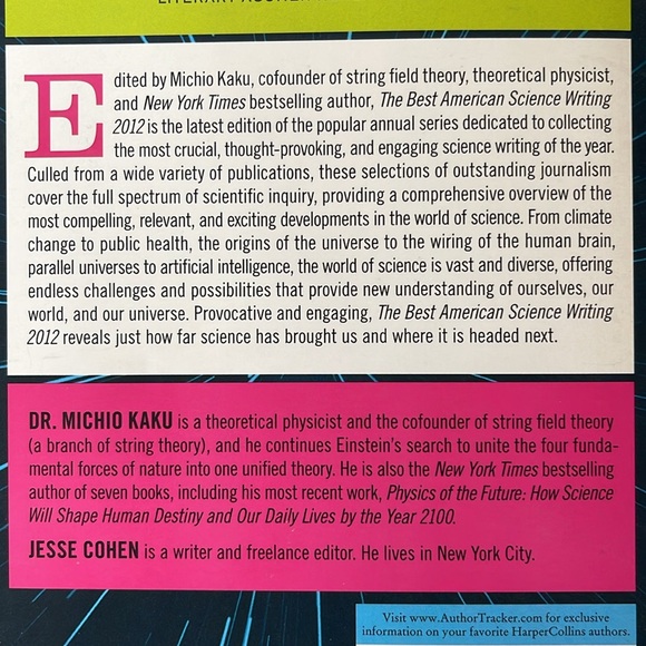The Best American Science Writing 2012 by Michio Kaku Editor - Picture 6 of 8